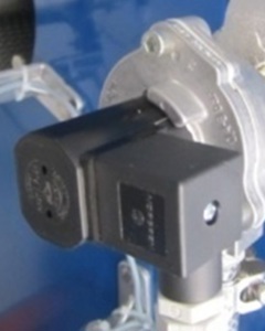 Solenoid valve for filter cleaning heat exchanger Earny